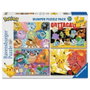 Ravensburger Pack de 4 puzzles Copains Pokémon (4x100 pièces)