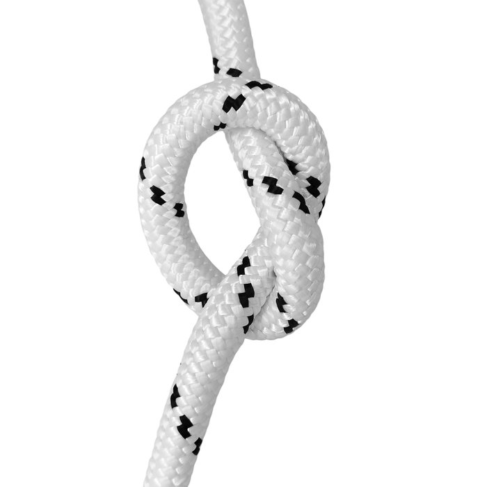 WOLFPACK LINEA PROFESIONAL Corde tressée en polyéthylène blanc/bleu 5 mm, 200 m