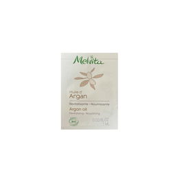 Melvita Huile d'Argan Biologique Nourrissante et Revitalisante Multifonction Corps Visage Cheveux - Échantillon 1 ml