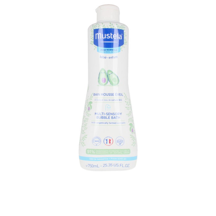 Mustela Mousse de douche Multi-Sensory à l'avocat 750 ml
