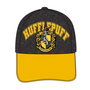 Cerdá Casquette à visière courbe adulte Harry Potter Poufsouffle motif 58 cm - Noir