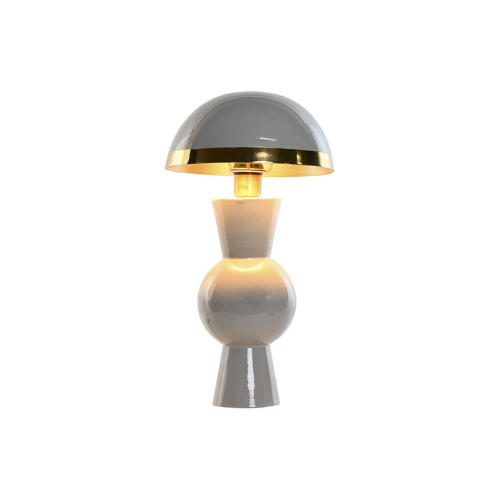 Lampe de bureau Home ESPRIT Gris Doré