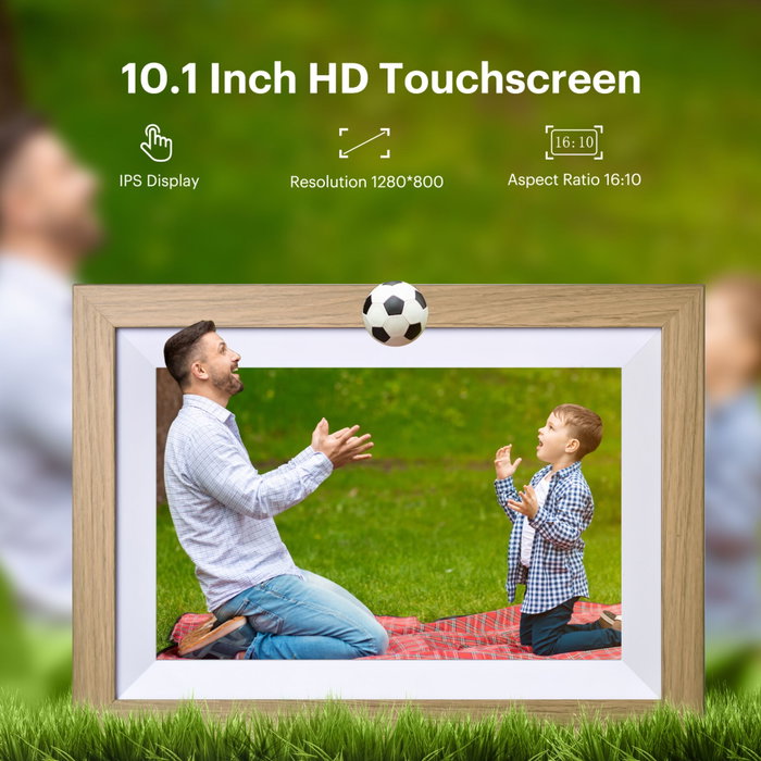 Kodak RCF-1012W WiFi Cadre numérique en bois marron
