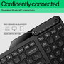 HP Clavier Bluetooth multi-périphériques HP 460 - Clavier compact AZERTY avec pavé numérique et 12 touches programmables