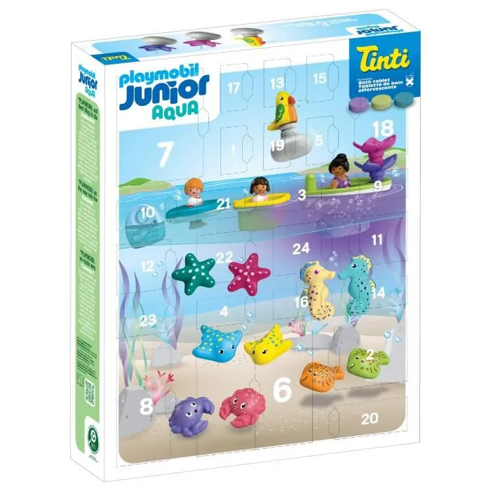 Playmobil 71777 Calendrier de l'avent Junior JUNIOR & Tinti - 31 pièces - Jeu de construction créatif - Dès 4 ans Playmobil 71777 Calendrier de l'avent Junior JUNIOR & Tinti - 31 pièces - Jeu de construction créatif - Dès 4 ans