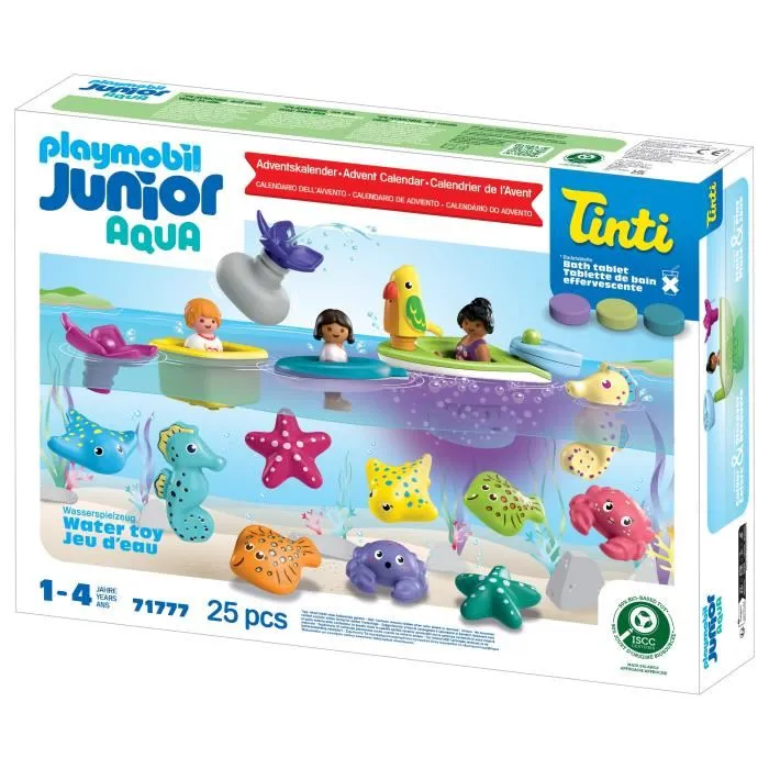 Playmobil 71777 Calendrier de l'avent Junior JUNIOR & Tinti - 31 pièces - Jeu de construction créatif - Dès 4 ans Playmobil 71777 Calendrier de l'avent Junior JUNIOR & Tinti - 31 pièces - Jeu de construction créatif - Dès 4 ans