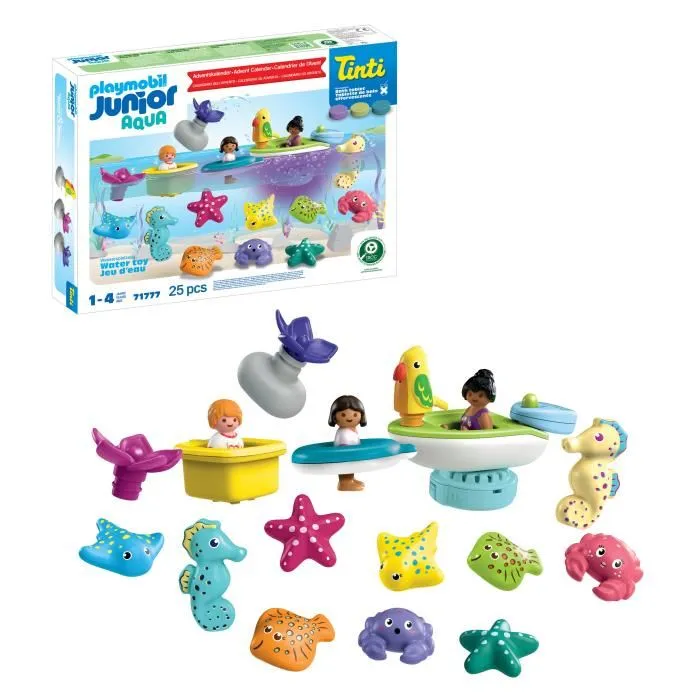 Playmobil 71777 Calendrier de l'avent Junior JUNIOR & Tinti - 31 pièces - Jeu de construction créatif - Dès 4 ans Playmobil 71777 Calendrier de l'avent Junior JUNIOR & Tinti - 31 pièces - Jeu de construction créatif - Dès 4 ans