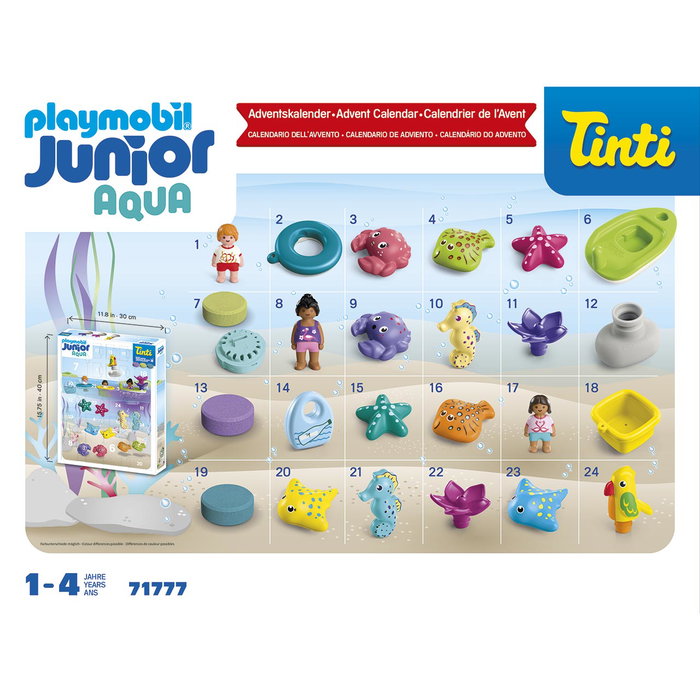 Playmobil Calendrier de l'avent Junior & Tinti, 31 pièces
