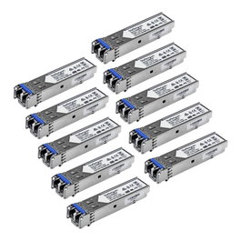 StarTechcom Module Transceiver SFP Compatible Cisco GLC-LH-SMD 10 km Fibre Monomode 10 Pièces