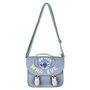 Cerdá - Sac Satchel Stitch en cuir synthétique, 18.5 x 16.5 x 5.3 cm, bleu - Pour enfant (à partir de 36 mois)
