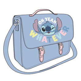 Cerdá - Sac Satchel Stitch en cuir synthétique, 18.5 x 16.5 x 5.3 cm, bleu - Pour enfant (à partir de 36 mois)