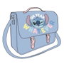 Cerdá - Sac Satchel Stitch en cuir synthétique, 18.5 x 16.5 x 5.3 cm, bleu - Pour enfant (à partir de 36 mois)