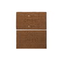 Paillasson DKD Home Decor Marron Caoutchouc Coco (75 x 45 x 2,3 cm) (2 Unités)