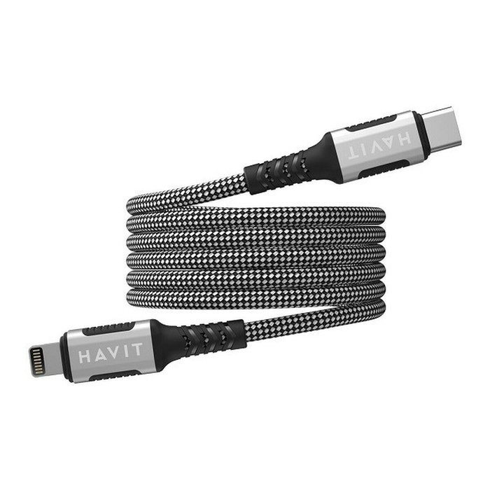 Câble USB-C vers Lightning Havit CB6298 Noir 1 m Câble USB-C vers Lightning Havit CB6298 Noir 1 m