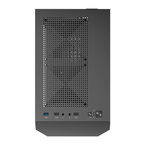 Antec AX20 Boîtier PC Gaming Midi-Tower Noir, ATX/mATX/ITX, Verre Trempé, USB 3.0, 8 Ventilateurs