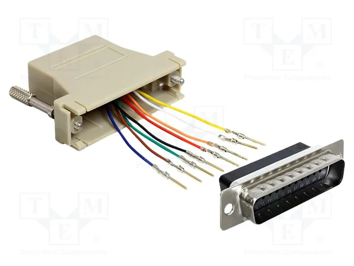 DELOCK Adaptateur D-Sub 25 Broches vers RJ45 DELOCK Adaptateur D-Sub 25 Broches vers RJ45