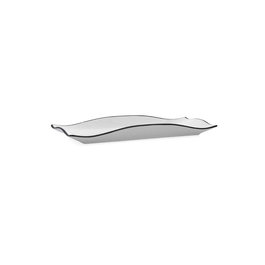 Quid Plato Bocata Porcelana Gastro Black 29,5x11x3 cm