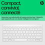 HP 350 Clavier Bluetooth Multi-périphériques Compact Blanc