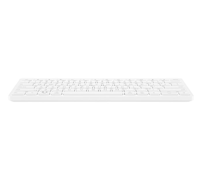 HP 350 Clavier Bluetooth Multi-périphériques Compact Blanc HP 350 Clavier Bluetooth Multi-périphériques Compact Blanc