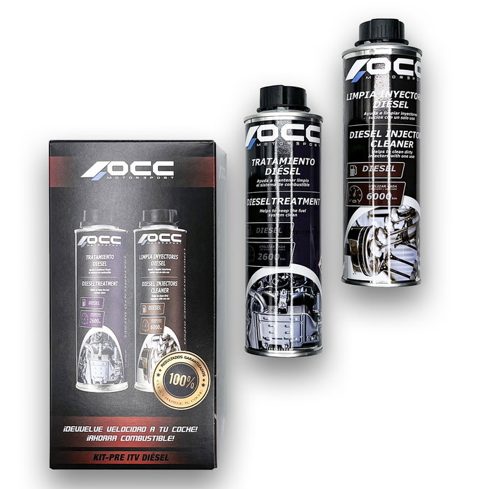 Occ Motorsport ZOCCA0007 Kit De Traitement Pré ITV Diesel Occ Motorsport + Nettoyant Injecteurs Diesel Occ Motorsport ZOCCA0007 Kit De Traitement Pré ITV Diesel Occ Motorsport + Nettoyant Injecteurs Diesel
