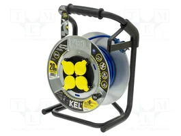KEL Rallonge réseau H07BQ-F 3G1,5mm2 20m bleue