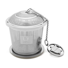 Bredemeijer Filtre à thé avec chaîne et dessous de tasse en acier inoxydable 191006