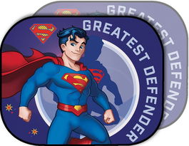 Licensing Persianas Laterales Superman 44x35 cm 2 Pièces CZ10972 Protection UV Fixation Ventouse