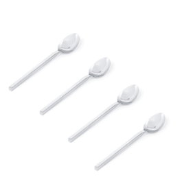 Alessi Set de 4 cuillères café moka Dry en acier inoxydable 18/10