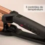 Babyliss W2447E Lisseur à plaques larges ondulées Tourmaline Céramique, création ondulations wavy, 3 températures réglables jusqu'à 200 °C