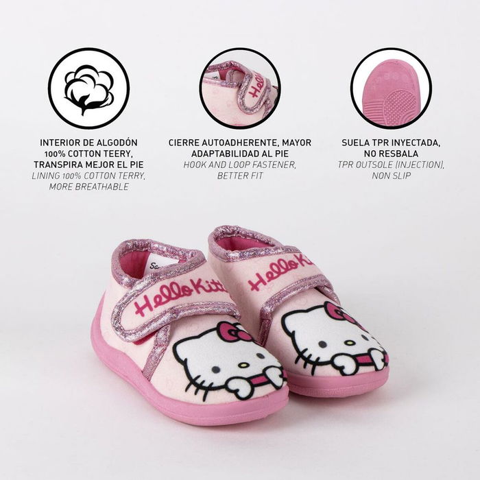 Chaussons Hello Kitty Rose