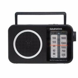 DAEWOO Radio avec haut-parleur, entrée jack et alimentation AC/DC ou à piles