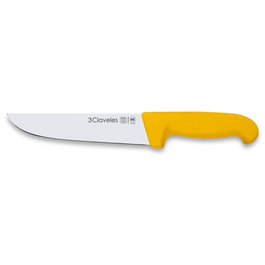 3 Claveles Couteau de boucher Proflex 18 cm jaune