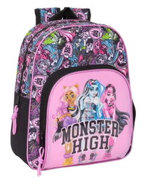 Safta Sac à Dos Enfant Sac à Roulettes Monster High Drama 28x34x10 cm Rose