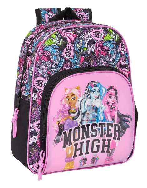 Safta Sac à Dos Enfant Sac à Roulettes Monster High Drama 28x34x10 cm Rose Safta Sac à Dos Enfant Sac à Roulettes Monster High Drama 28x34x10 cm Rose