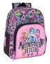 Safta Sac à Dos Enfant Sac à Roulettes Monster High Drama 28x34x10 cm Rose