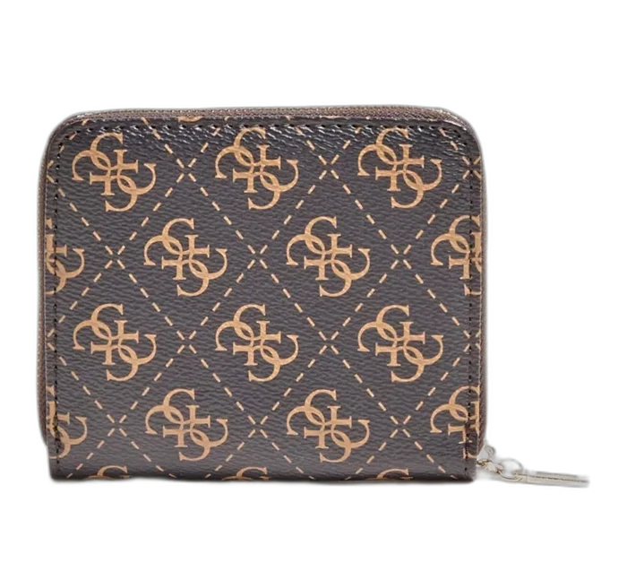 Guess Camy Portefeuille en textile Marron Guess Camy Portefeuille en textile Marron