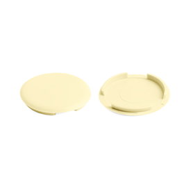 HERRAJES ALK Tapa embellecedora Canela 35 finition Crème, ø35mm