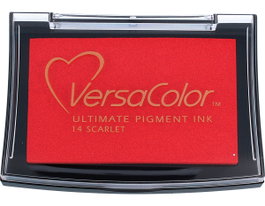 Tsukineko Tampon VERSACOLOR Écarlate mat 95x65mm