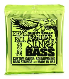 ERNIE BALL Jeu de cordes Slinky Short Scale Regular 45-105 pour basse électrique