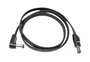 EBS Câble d'Alimentation Flat Noir 58 cm
