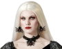 Atosa Collier et Boucles d'Oreilles Araignée avec Détails Rouges pour Déguisement Halloween