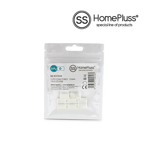 HomePluSS Sac de 5 unions pour ruban LED RGB 10mm