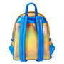 LOUNGEFLY Sac à dos Minions Bob Gru (Mon méchant favori) - 26 cm - Polyuréthane, bretelles rembourrées, poches latérales, détails brodés et relief