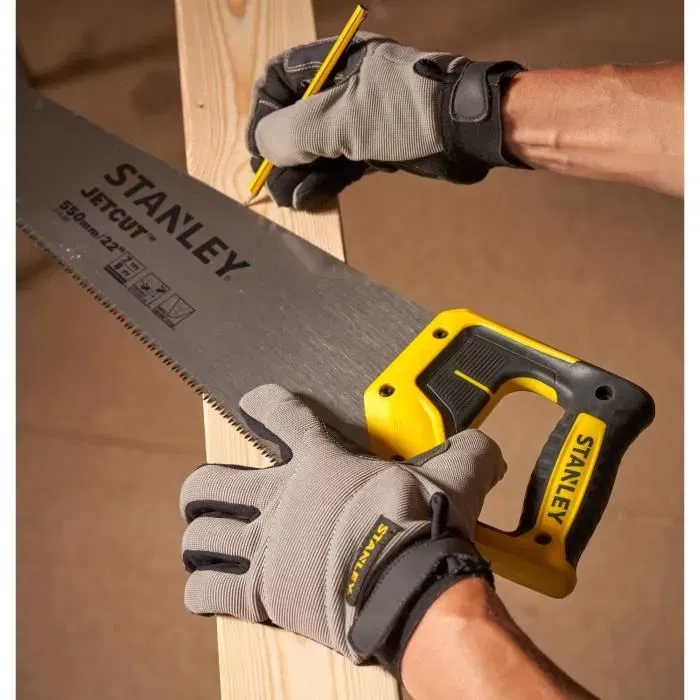 Stanley 2-15-289 Scie égoine Jetcut 550 mm, lame hardpoint 0.85 mm pour coupe du bois Stanley 2-15-289 Scie égoine Jetcut 550 mm, lame hardpoint 0.85 mm pour coupe du bois