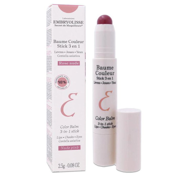 Embryolisse Baume Stick 3-en-1 Rose Nude - Baume à lèvres, joues et yeux Embryolisse Baume Stick 3-en-1 Rose Nude - Baume à lèvres, joues et yeux