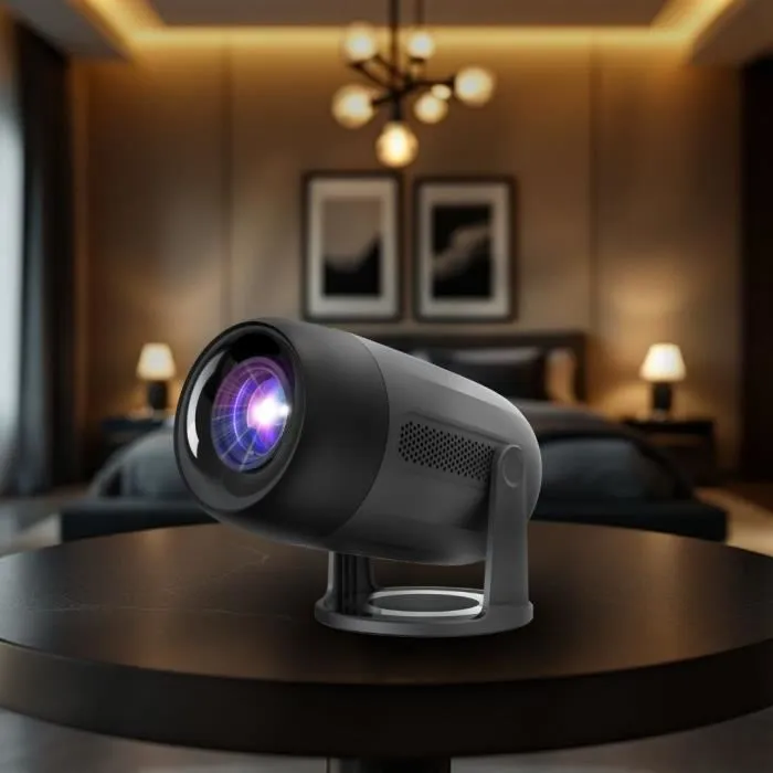 Philips NeoPix 150 Vidéoprojecteur Full HD 1080p avec Wi-Fi Screen Mirroring, HDMI et USB-C pour films, jeux et présentations jusqu'à 80 pouces - Noir