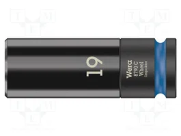 WERA Clé à douille à impact HEX 19mm 1/2 pouces