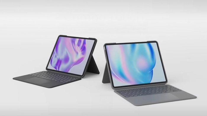 Logitech Combo Touch pour iPad Air - Gris