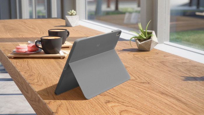 Logitech Combo Touch pour iPad Air - Gris
