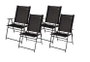 Color Baby 4 Chaises de Jardin Pliables Textileno 47x64x95 cm - Pack 2x1 - A partir de 6 ans